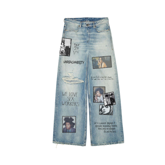 "We love sex workers" jeans