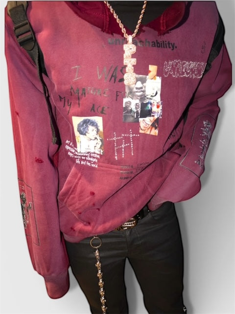 "i was only a child" hoodie